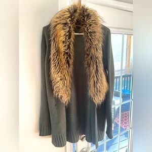 Mumu Fur-lined Sweater Size Small